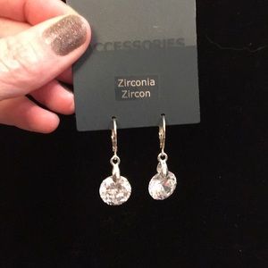 NWT CZ Drop Earrings